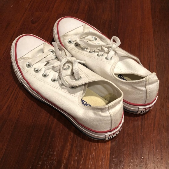 Women’s White All-Star Converse Size 6.5 - Picture 1 of 6